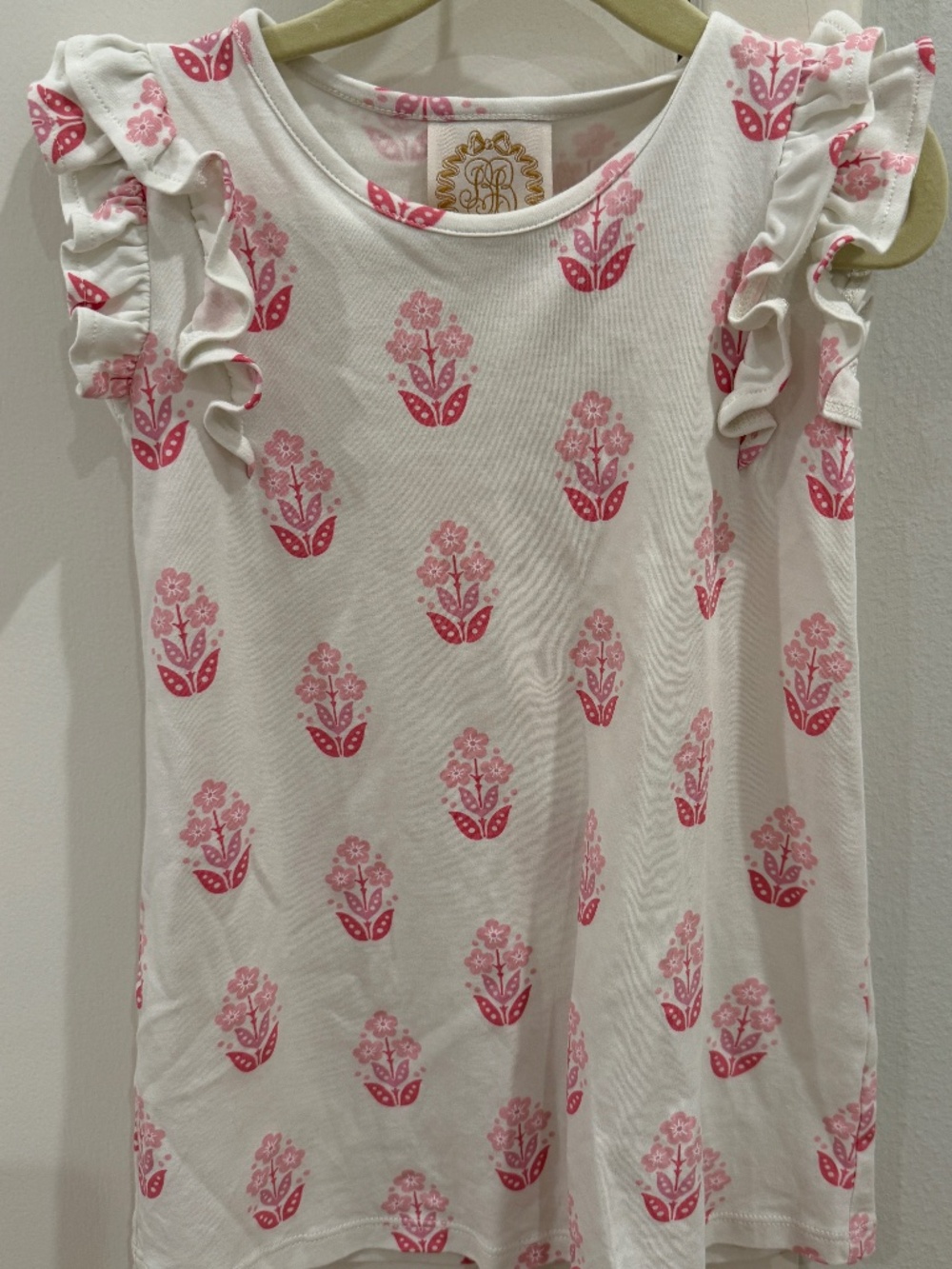 The Beaufort Bonnet Co Girls Ruehling Ruffle Dress 3T